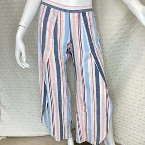 Anthropologie Drew Whitney Linen Blend Tulip Wrap Pants